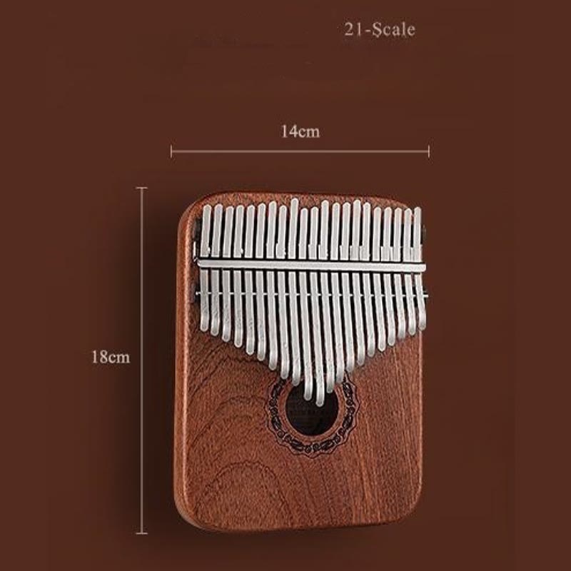 Nimara Ritual 21 Keys Kalimba Thumb Piano Yellow Sandalwood Portable Finger Piano
