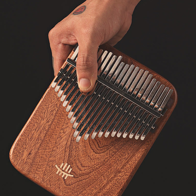 Nimara Ritual 21 Keys Kalimba Thumb Piano Yellow Sandalwood Retro Portable Finger Piano