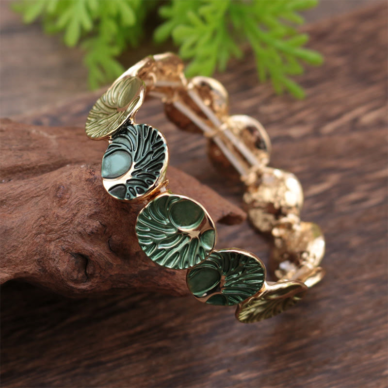 Nimara Ritual The Tree Of Life Creation Enamel Alloy Bracelet