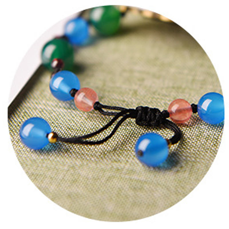 Nimara Ritual Agate Shell Flower Support Bracelet
