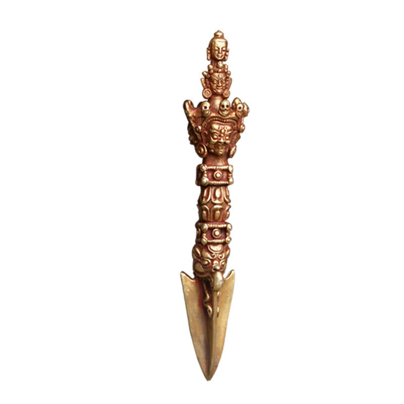 Nimara Ritual Handmade Small Nepal Vajra Dorje Strength Copper Metal Decoration