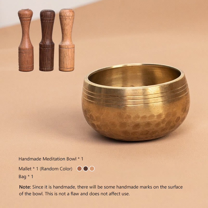 Nimara Ritual Handmade Mini Small Singing Bowl for Healing and Meditation Sound Bowl Set 1.57*0.98 IN