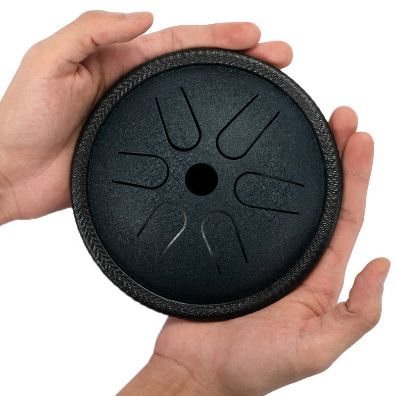 Nimara Ritual Steel Tongue Drum Sound Healing Meditation Yoga Drum Kit 6 Note 5.5 Inch