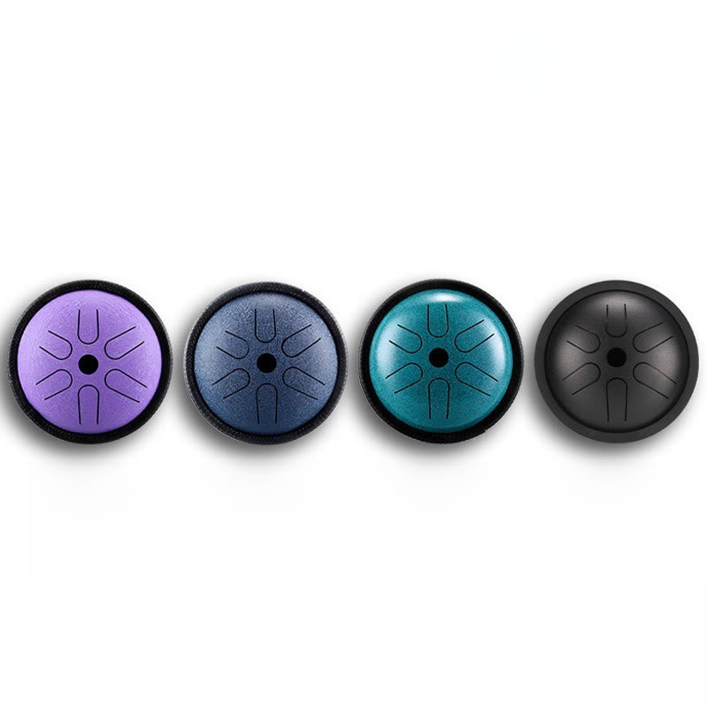 Nimara Ritual Steel Tongue Drum Sound Healing Meditation Yoga Drum Kit 6 Note 5.5 Inch