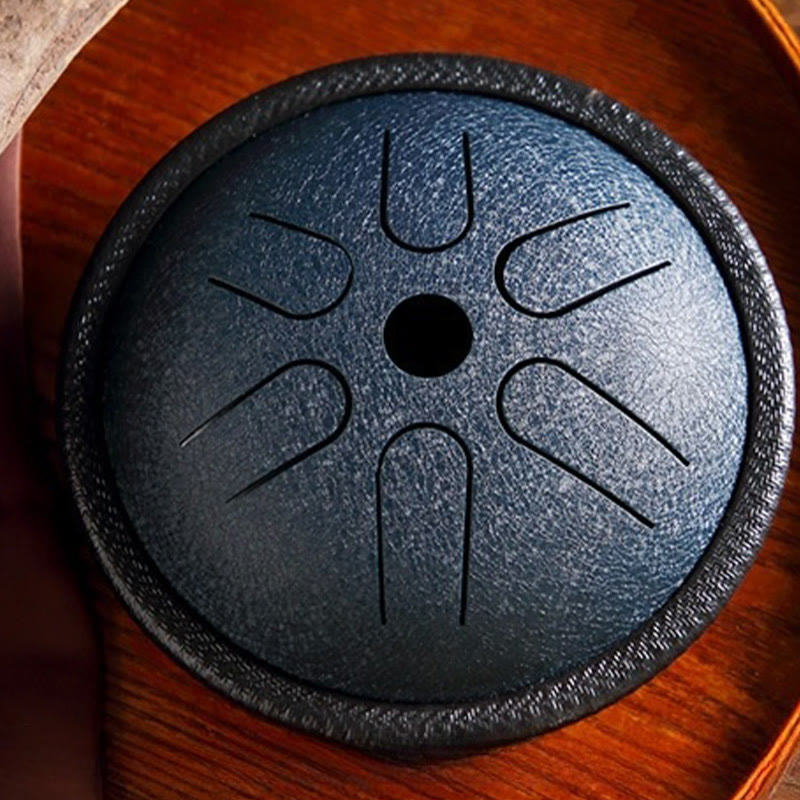 Nimara Ritual Steel Tongue Drum Sound Healing Meditation Yoga Drum Kit 6 Note 5.5 Inch