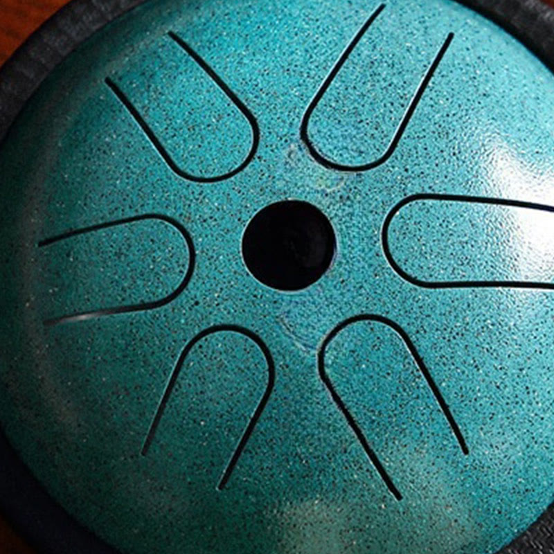 Nimara Ritual Steel Tongue Drum Sound Healing Meditation Yoga Drum Kit 6 Note 5.5 Inch