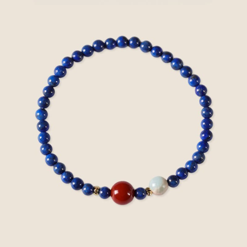 Nimara Ritual Small Lazurite Agate Ultra-thin Beads Positive Bracelet