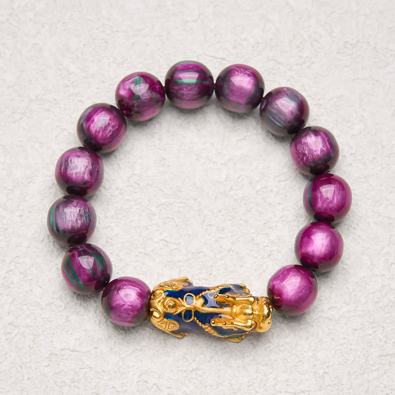 Nimara Ritual Colorful Sea Willow Color Change PiXiu Positive Healing Bracelet