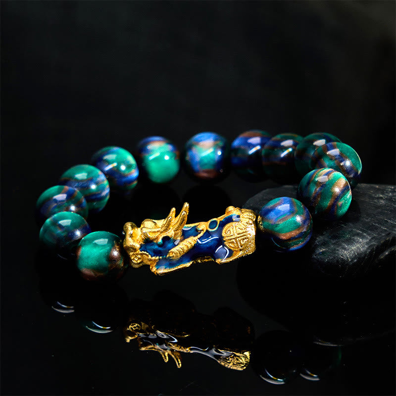 Nimara Ritual Colorful Sea Willow Color Change PiXiu Positive Healing Bracelet