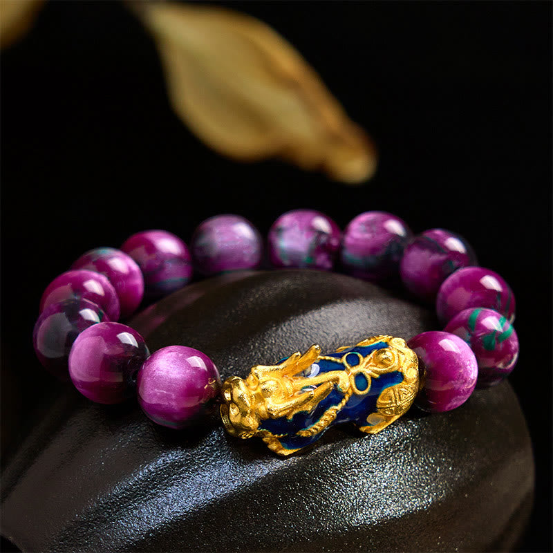 Nimara Ritual Colorful Sea Willow Color Change PiXiu Positive Healing Bracelet