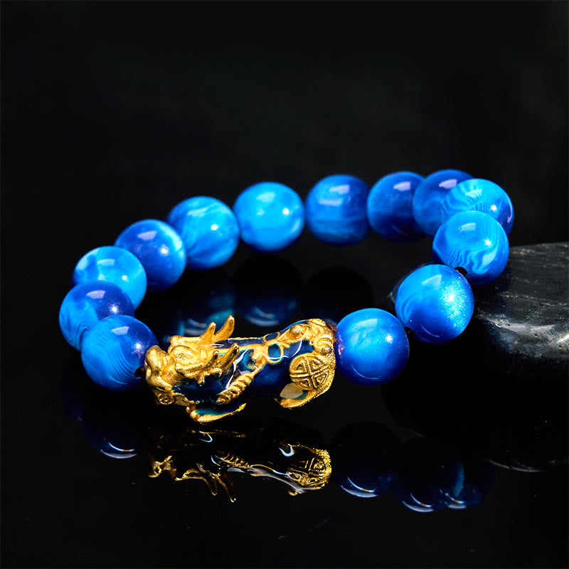 Nimara Ritual Colorful Sea Willow Color Change PiXiu Positive Healing Bracelet