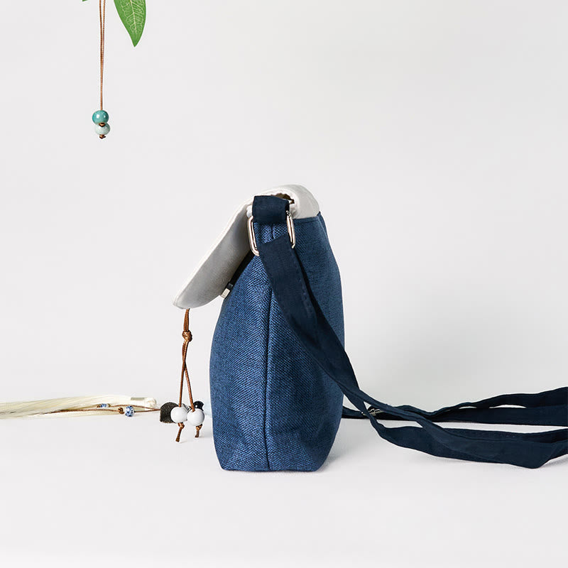Nimara Ritual Handmade Embroidered Large Capacity Polyester Canvas Backpack