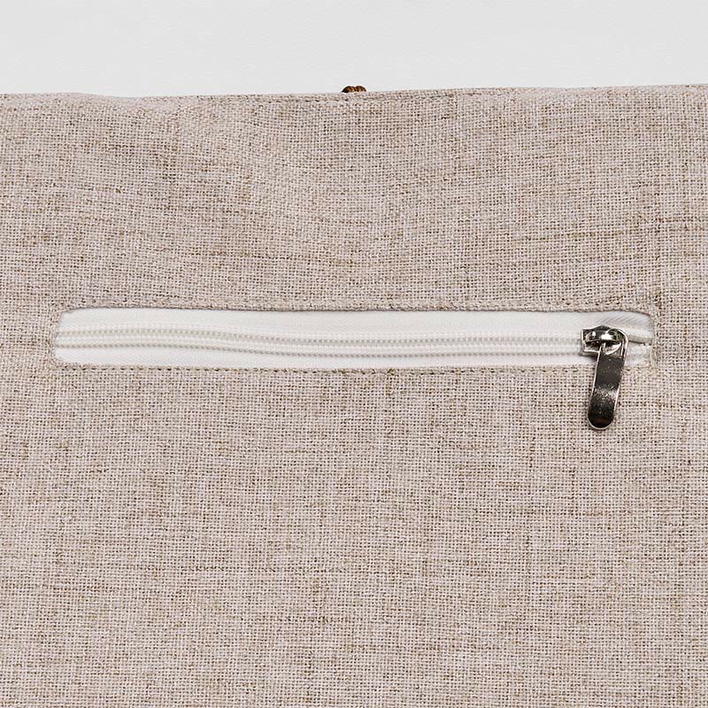 Nimara Ritual Magnolia Embroidery Canvas Polyester Shoulder Bag