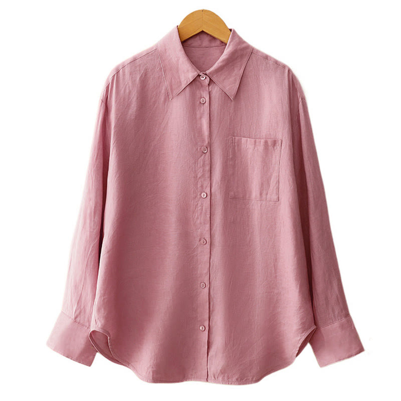 Nimara Ritual Summer 2pcs Plain Long Sleeve Shirt Top Shorts Meditation Clothing Women's Set With Pockets