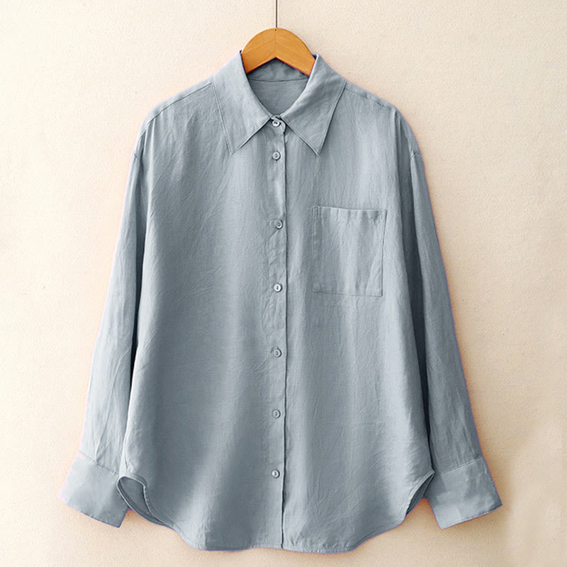 Nimara Ritual Summer 2pcs Plain Long Sleeve Shirt Top Shorts Meditation Clothing Women's Set With Pockets
