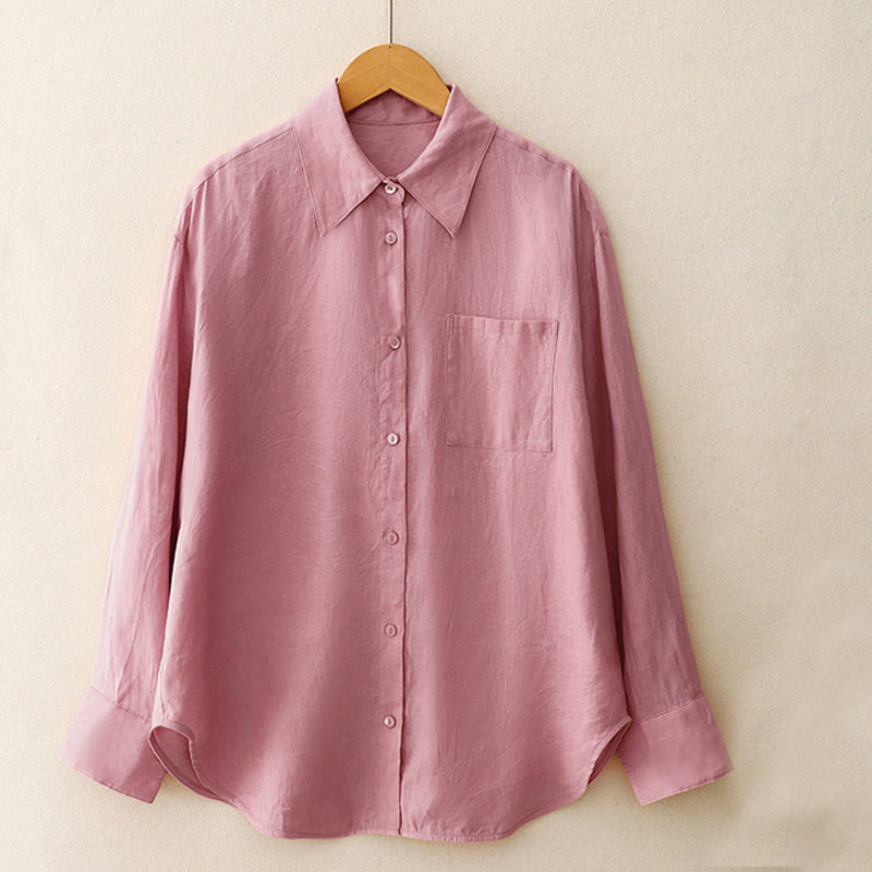 Nimara Ritual Summer 2pcs Plain Long Sleeve Shirt Top Shorts Meditation Clothing Women's Set With Pockets