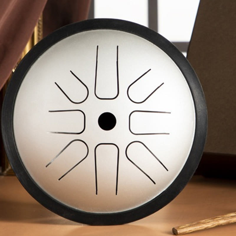 Nimara Ritual Steel Tongue Drum Sound Healing Yoga Meditation Drum Kit 8 Note 6 Inch Percussion Instrument