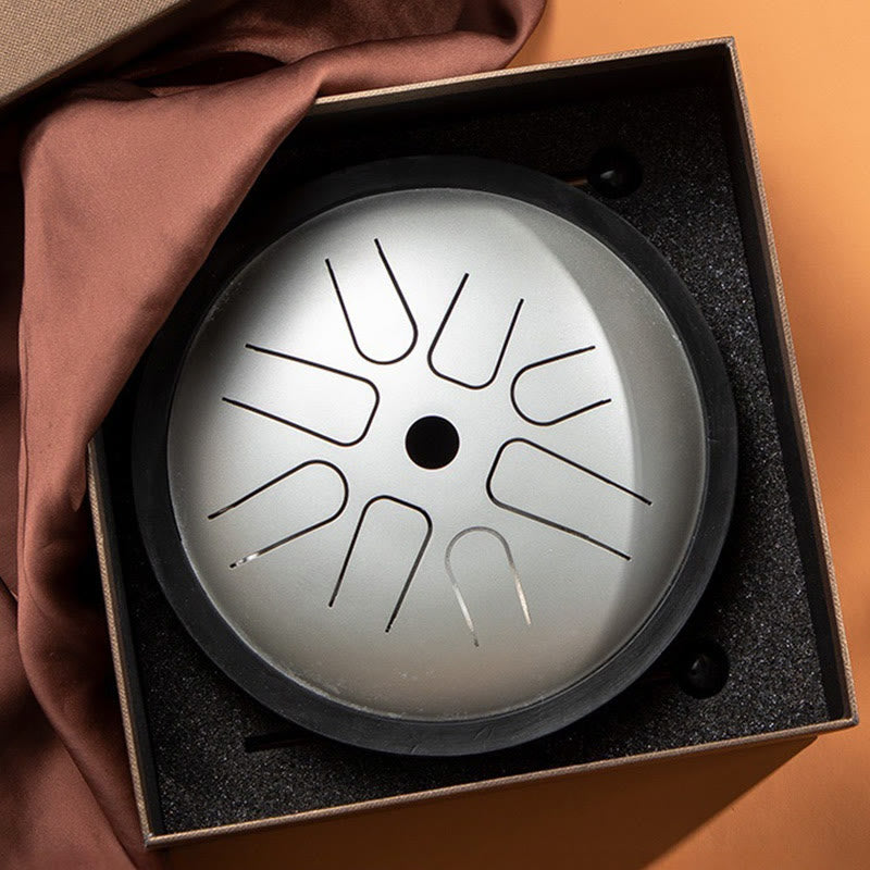 Nimara Ritual Steel Tongue Drum Sound Healing Yoga Meditation Drum Kit 8 Note 6 Inch Percussion Instrument