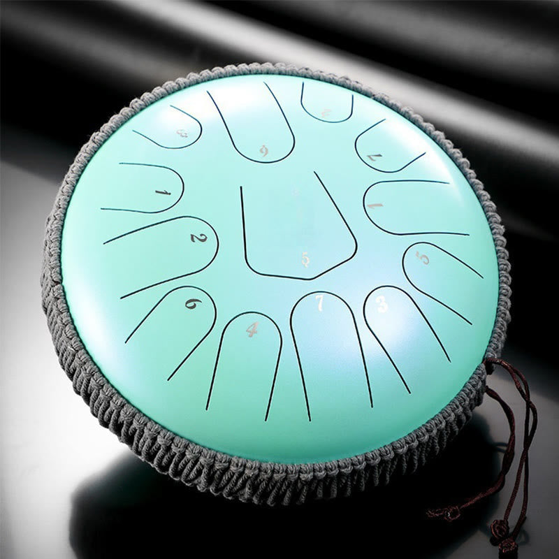 Nimara Ritual Steel Tongue Drum Sound Healing Meditation Drum Kit 13 Note 12 Inch Percussion Instrument