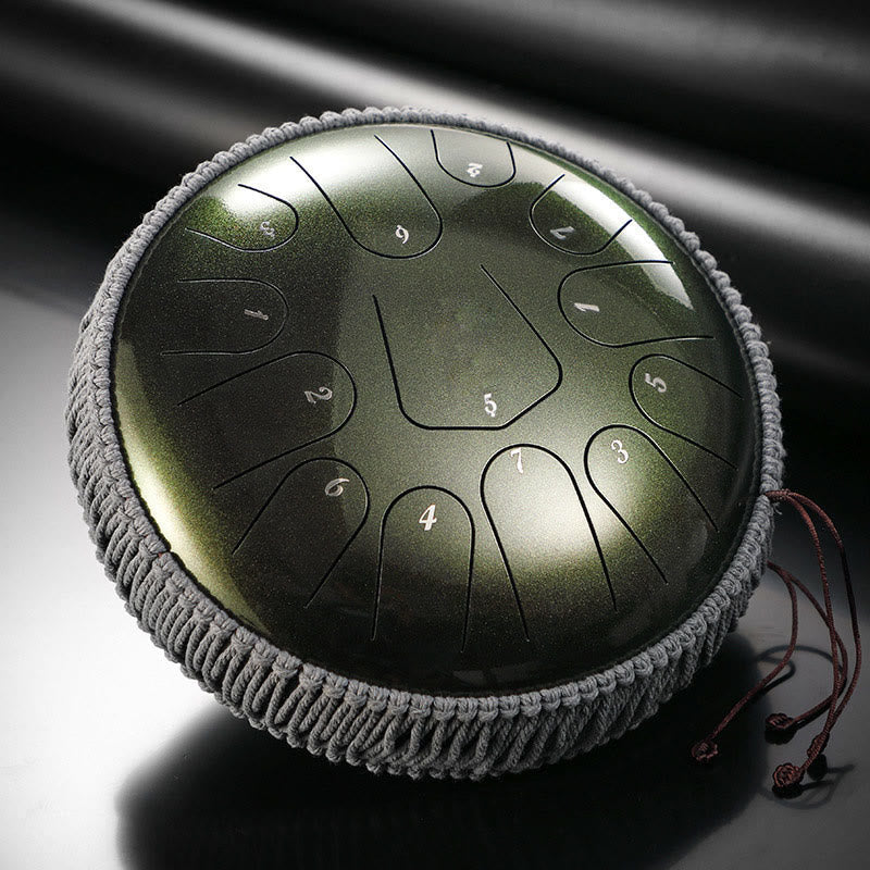 Nimara Ritual Steel Tongue Drum Sound Healing Meditation Drum Kit 13 Note 12 Inch Percussion Instrument