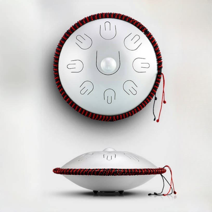 Nimara Ritual Steel Tongue Drum Sound Healing Yoga Meditation Kit 9 Note 15 Inch Handpan Instrument