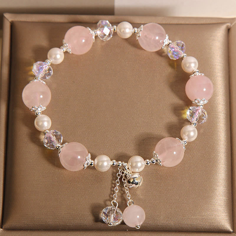 Nimara Ritual Natural Pink Crystal Pearl Self-acceptance Bracelet