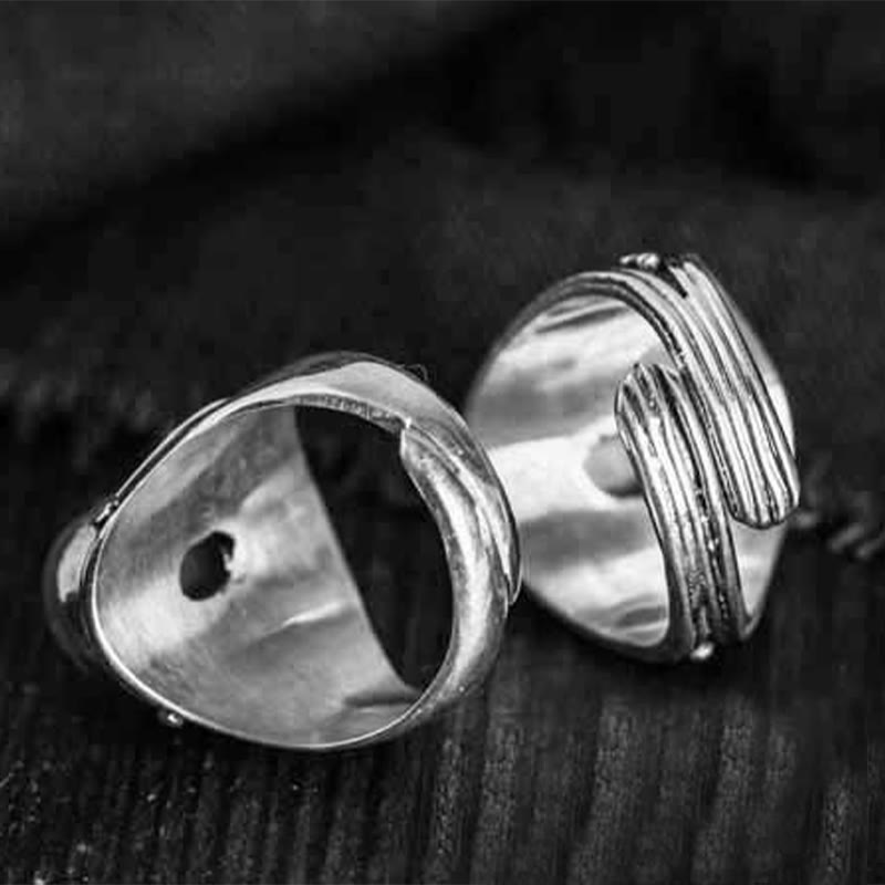 Nimara Ritual 925 Sterling Silver Handmade Natural Moonstone Healing Adjustable Ring
