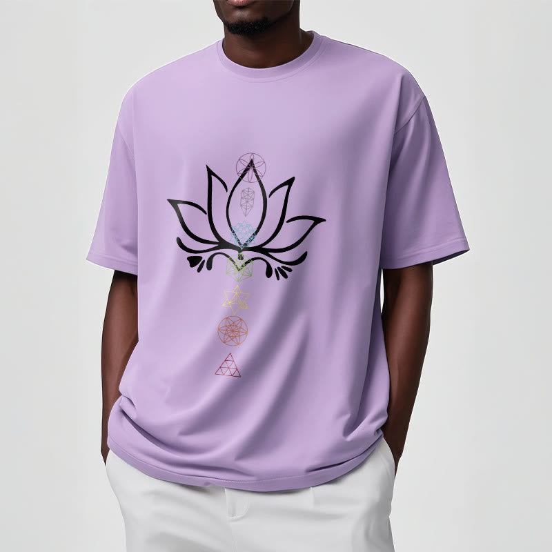 Nimara Ritual Lotus Sacred Geometry Tee T-shirt