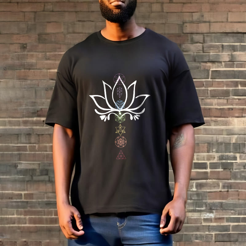Nimara Ritual Lotus Sacred Geometry Tee T-shirt