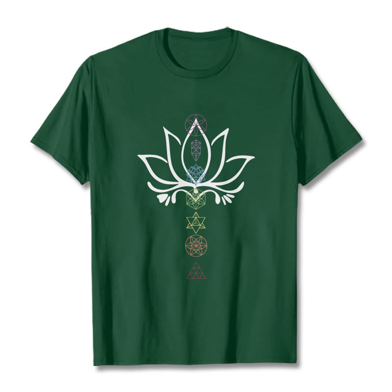Nimara Ritual Lotus Sacred Geometry Tee T-shirt