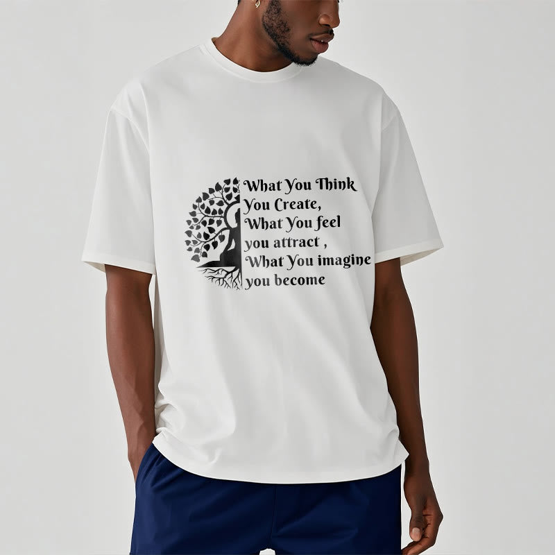 Nimara Ritual Half-meditation Buddha Tree Tee T-shirt