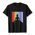 Nimara Ritual Meditation Buddha Rainbow Tee T-shirt