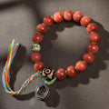Nimara Ritual Vintage Tibetan Camel Bone Tassel Luck Bracelet