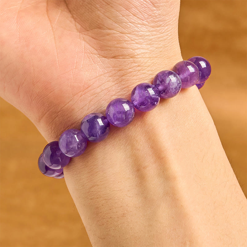 Nimara Ritual Natural Amethyst Peace Buckle Charm Spiritual Bracelet