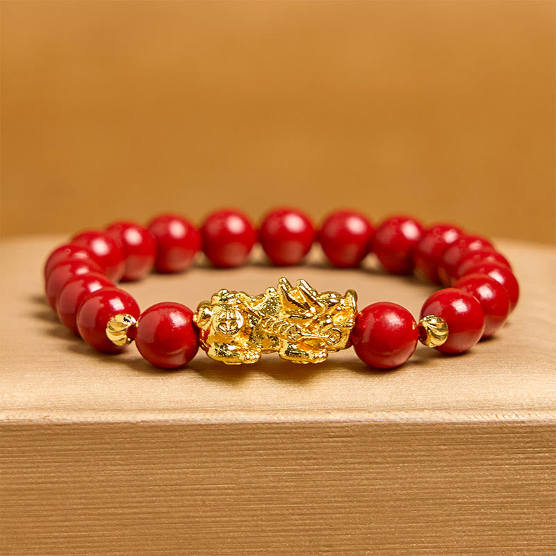 Nimara Ritual Cinnabar PiXiu Calm Blessing Bracelet