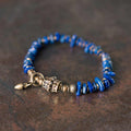 Nimara Ritual Vintage Irregular Shape Design Lazurite Positive Bracelet