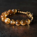 Nimara Ritual Daily Retro 10mm Citrine Beads Protection Bracelet