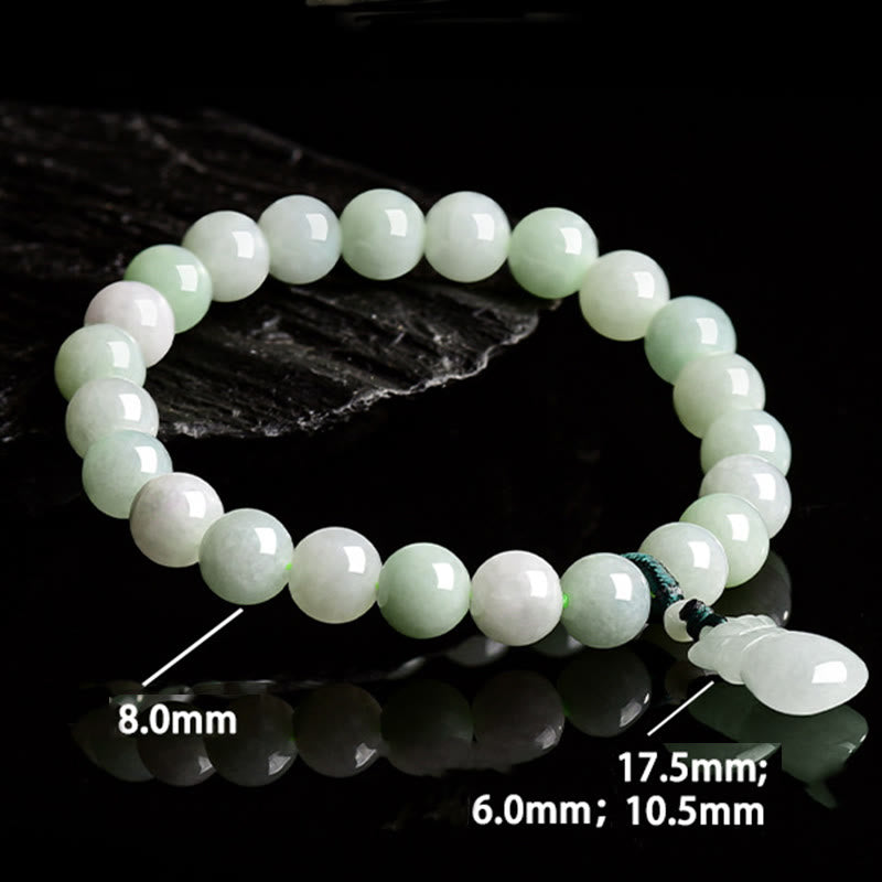 Nimara Ritual Natural Jade Money Bag Charm Luck Bracelet