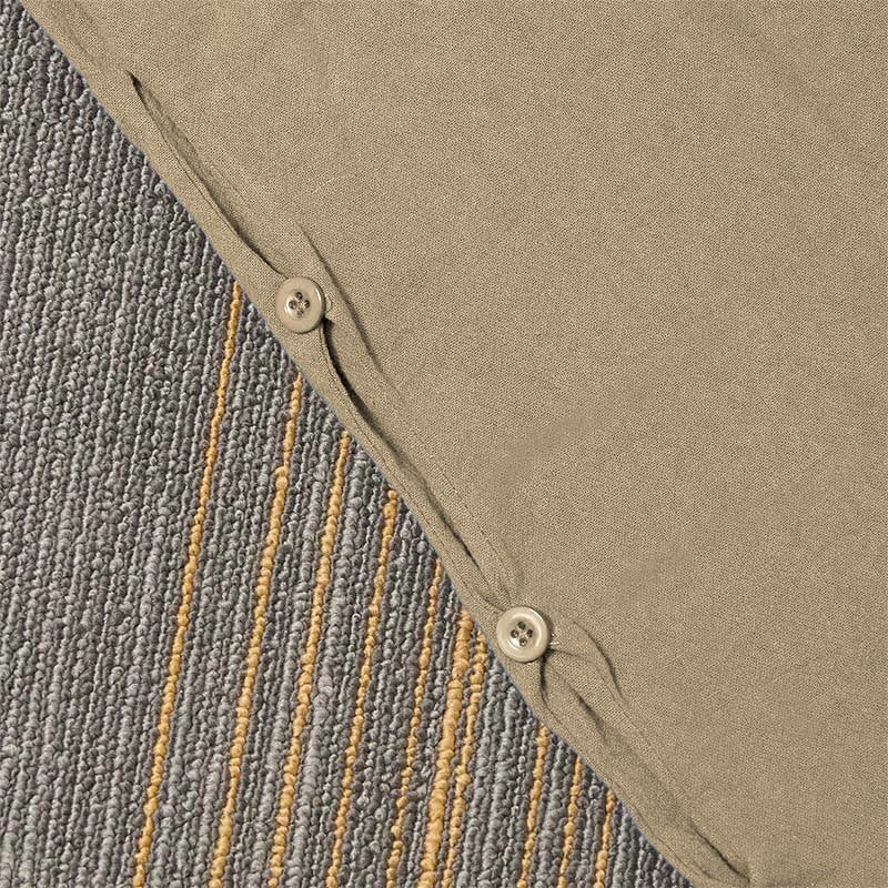 Nimara Ritual Casual Pure Color Hollow Button Cuff Design Women's Cotton Linen Pants With Pockets