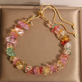 Nimara Ritual Various Gravel Crystals White Crystal Blue Crystal Protection Bracelet