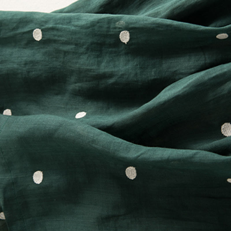 Nimara Ritual Artistic Vintage Dot Pattern Women's Pleated Skirt