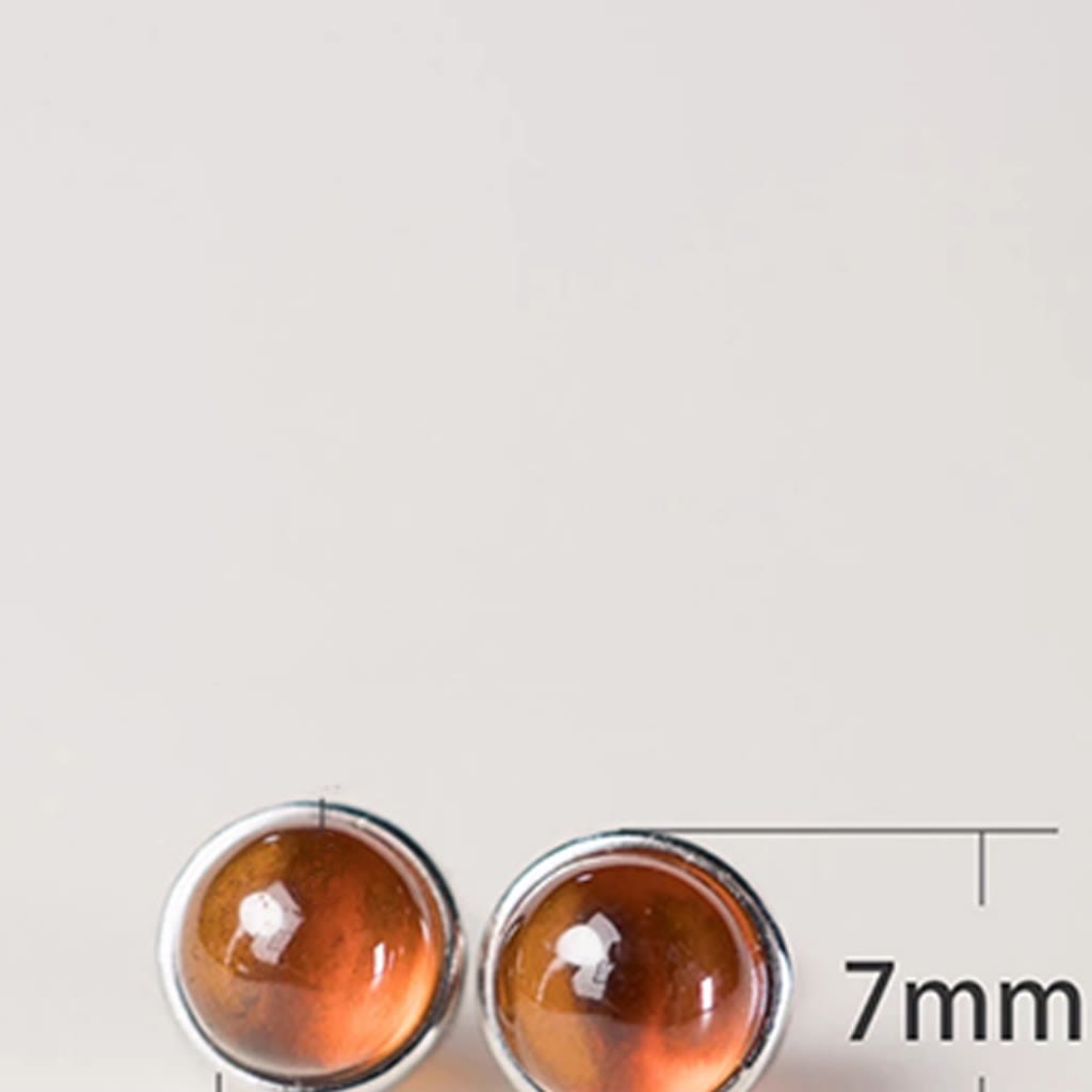 Nimara Ritual 925 Sterling Silver Garnet Protection Earrings