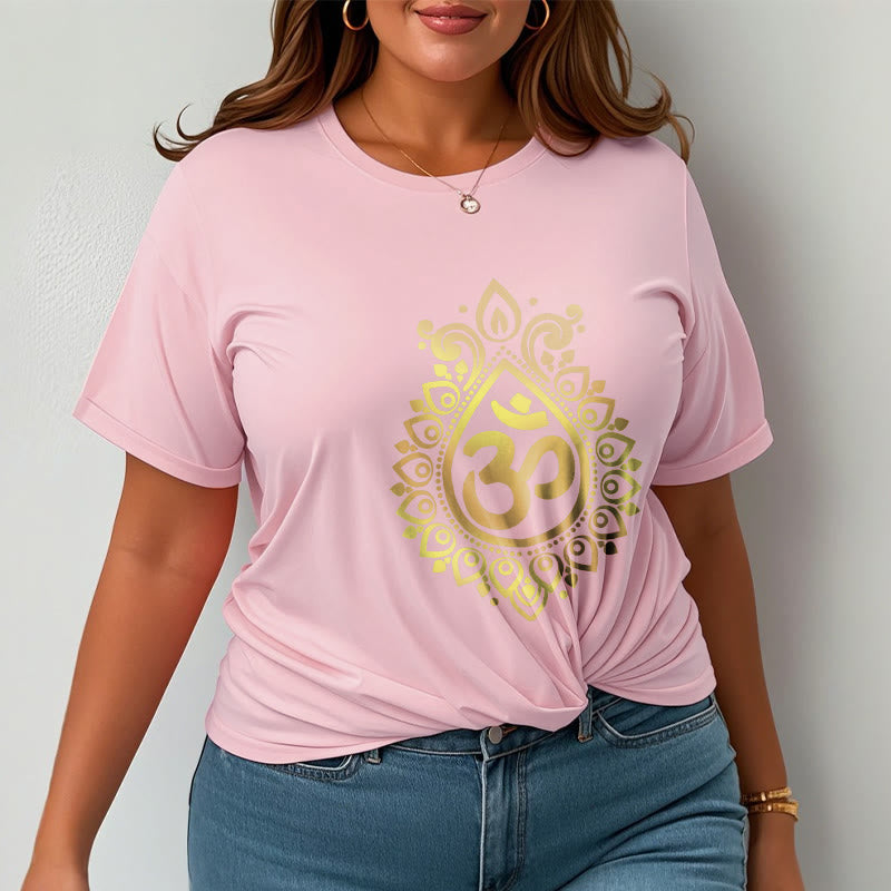 Nimara Ritual Water Drop OM Design Tee T-shirt