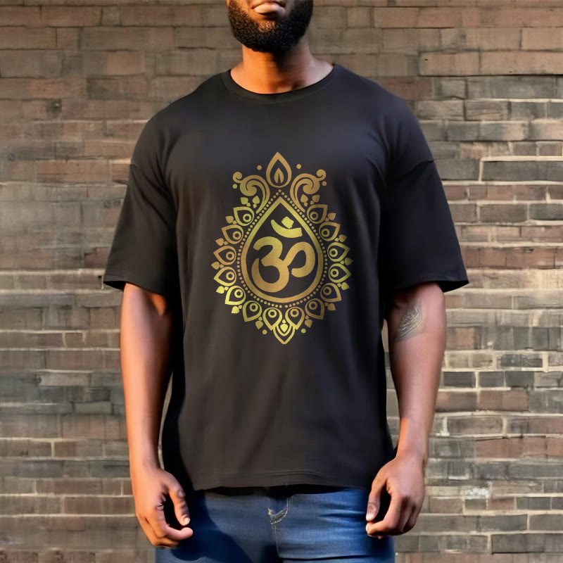 Nimara Ritual Water Drop OM Design Tee T-shirt