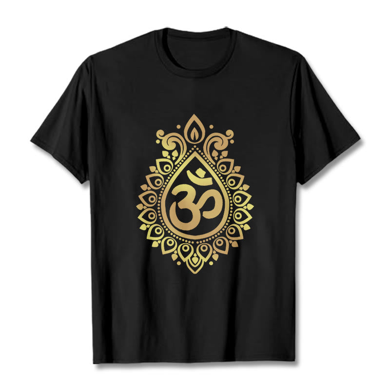 Nimara Ritual Water Drop OM Design Tee T-shirt