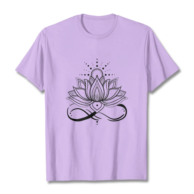 Nimara Ritual Lotus Flower Sun Design Tee T-shirt