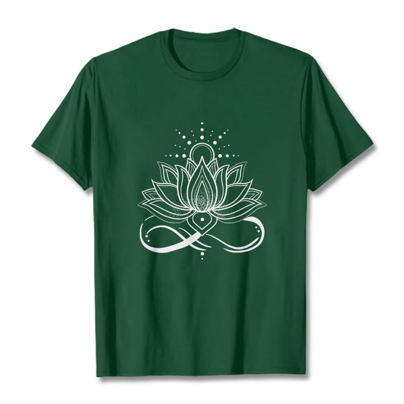 Nimara Ritual Lotus Flower Sun Design Tee T-shirt