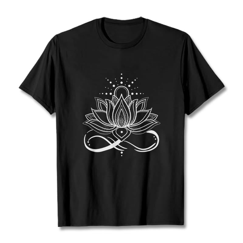 Nimara Ritual Lotus Flower Sun Design Tee T-shirt