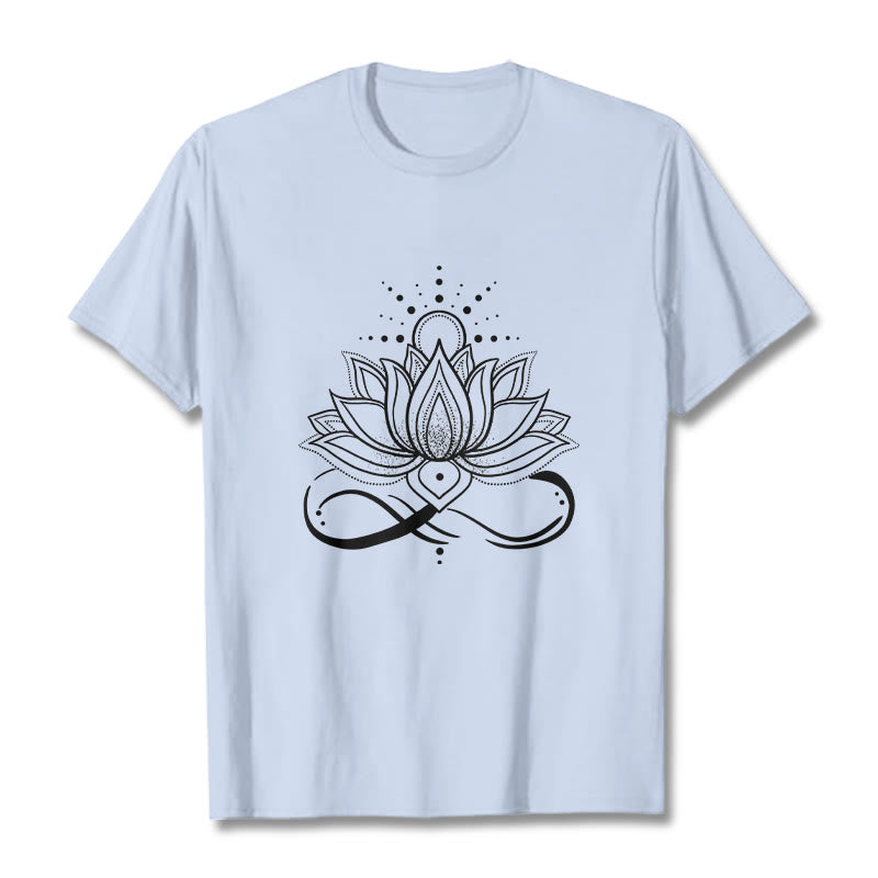 Nimara Ritual Lotus Flower Sun Design Tee T-shirt