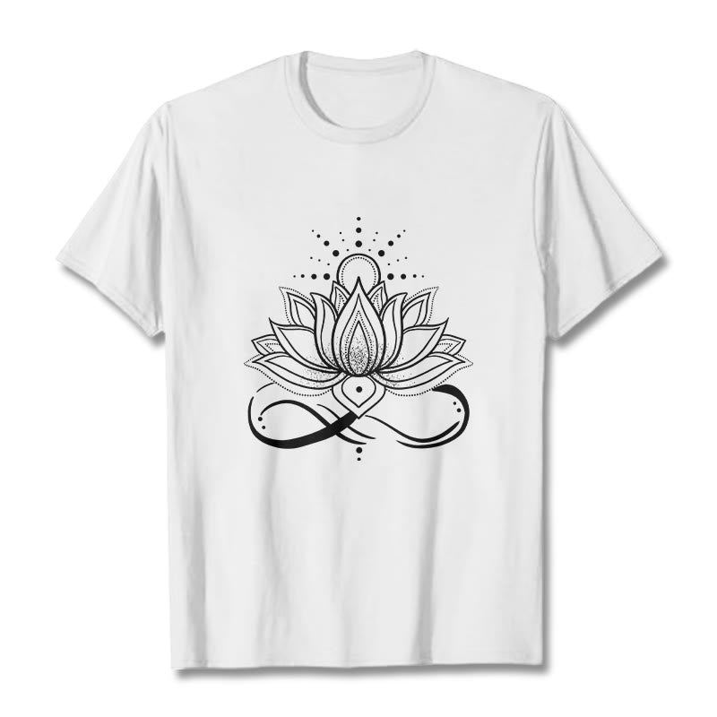 Nimara Ritual Lotus Flower Sun Design Tee T-shirt
